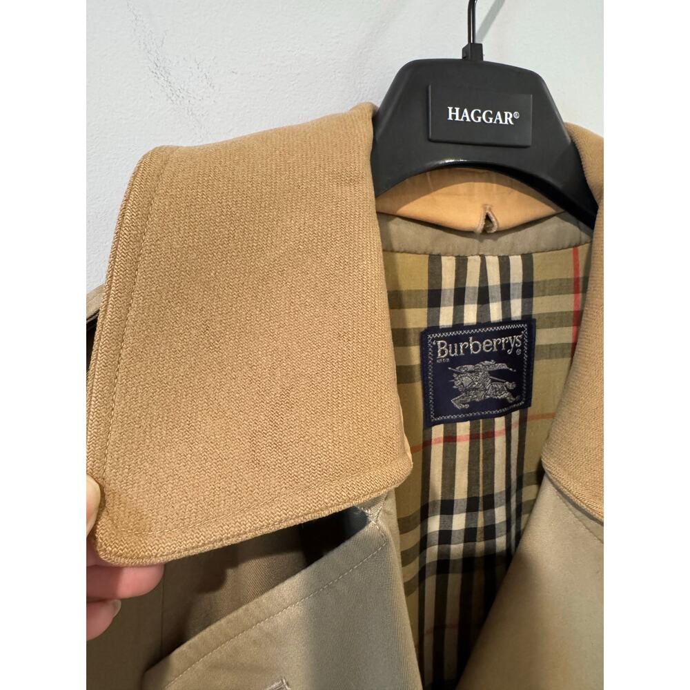 Vintage Burberrys Trench Coat Nova Check Detachable Wool Collar 80s 90s - Read - Picture 8 of 8